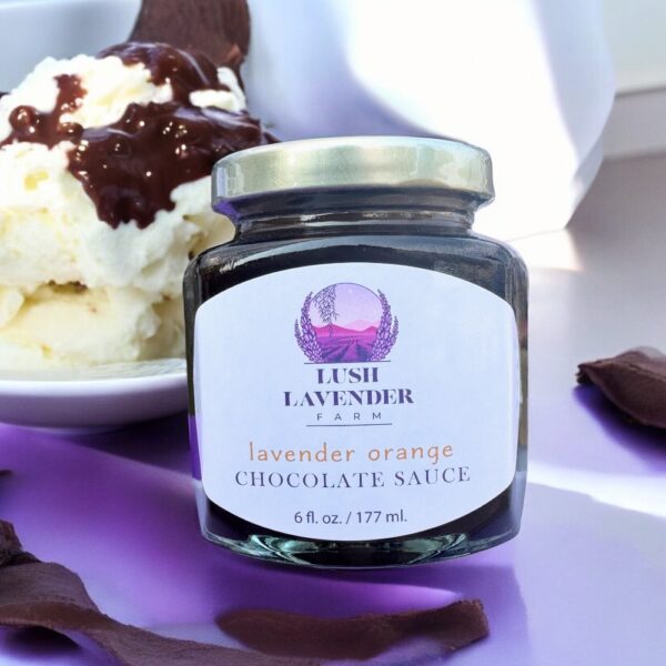 Lush Lavender Orange Chocolate Sauce