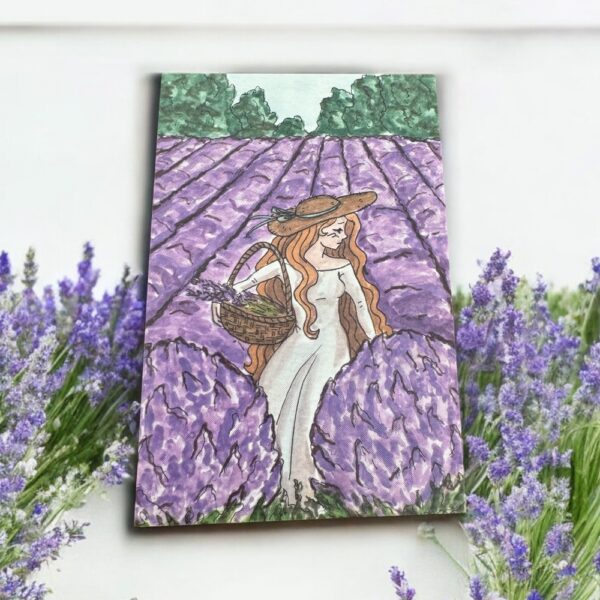 Lush Lavender Postcard