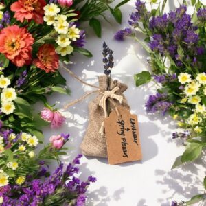 Lavender and Spring Flowers Herbal Bath Soaks