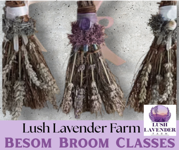 Besom Broom Workshop at Lush Lavender Farm